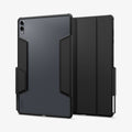 ACS10219 - Galaxy Tab S11 Ultra Series Ultra Hybrid Pro in Black showing front and clear back