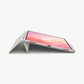 ACS10220 - Galaxy Tab S11 Ultra Series Ultra Hybrid Pro in Gray showing device propped up by built in kickstand