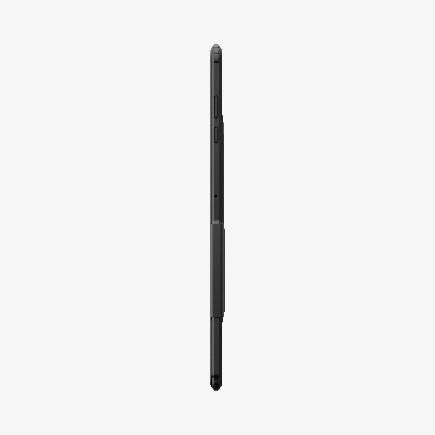 ACS10219 - Galaxy Tab S11 Ultra Series Ultra Hybrid Pro in Black showing the side with volume controls
