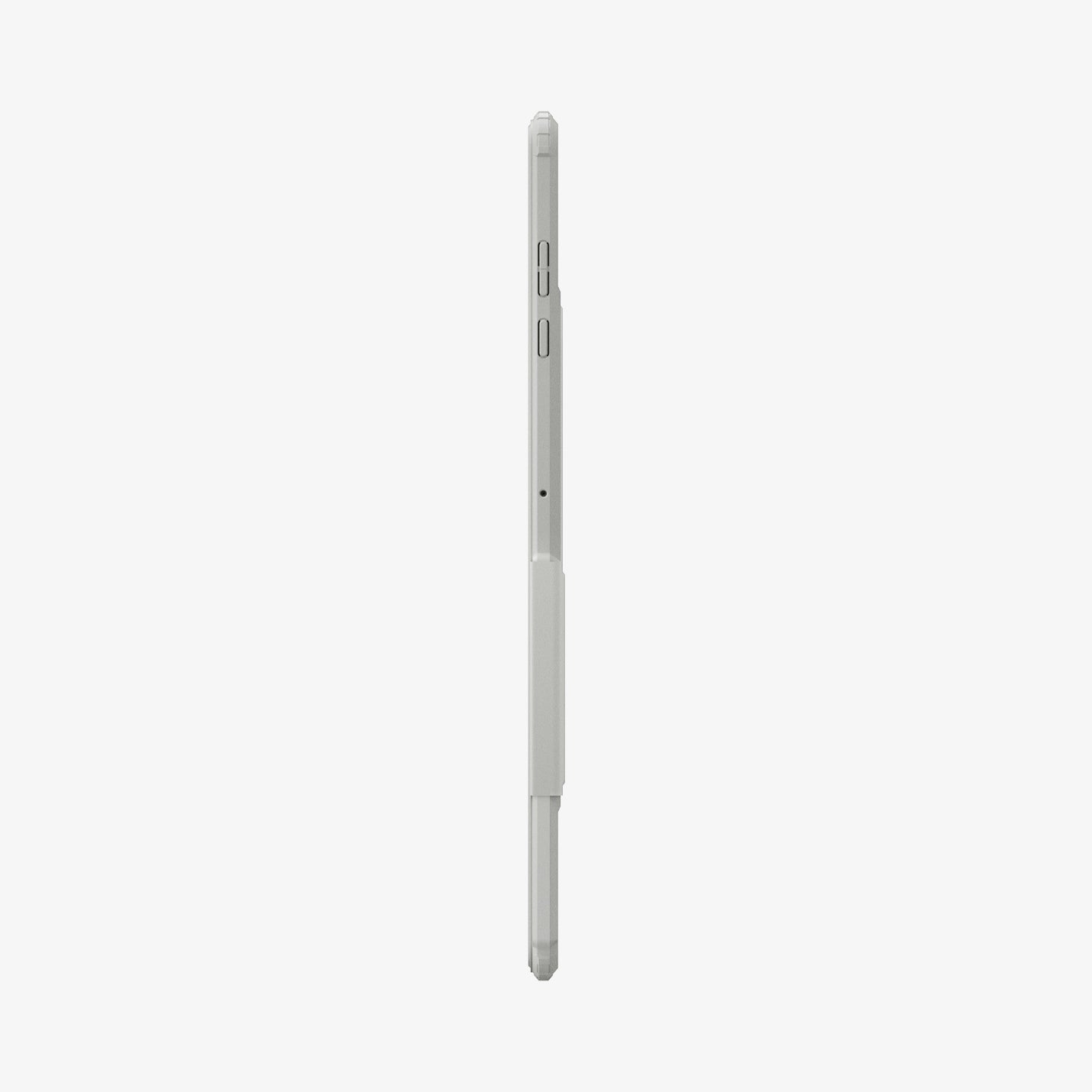 ACS10220 - Galaxy Tab S11 Ultra Series Ultra Hybrid Pro in Gray showing the side with volume controls