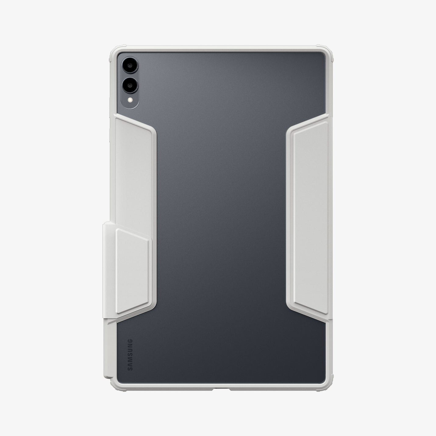 ACS10220 - Galaxy Tab S11 Ultra Series Ultra Hybrid Pro in Gray showing back with clear part