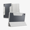 ACS10213 - Galaxy Tab S11 Series Ultra Hybrid Pro in Gray showing the back, front and device propped up by built in kickstand
