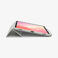ACS10213 - Galaxy Tab S11 Series Ultra Hybrid Pro in Gray showing device propped up by built in kickstand