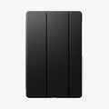 ACS11821 - Galaxy Tab S12 Ultra Liquid Air Folio showing the front of a closed folio tablet case with a tri-fold cover and stylus attached along the side.