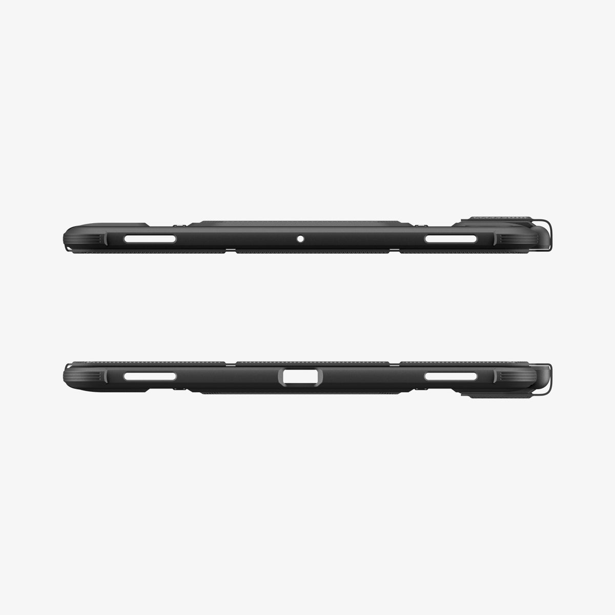 ACS11822 - Galaxy Tab S12+ Rugged Armor Pro showing side views of the tablet case with button and port cutouts.