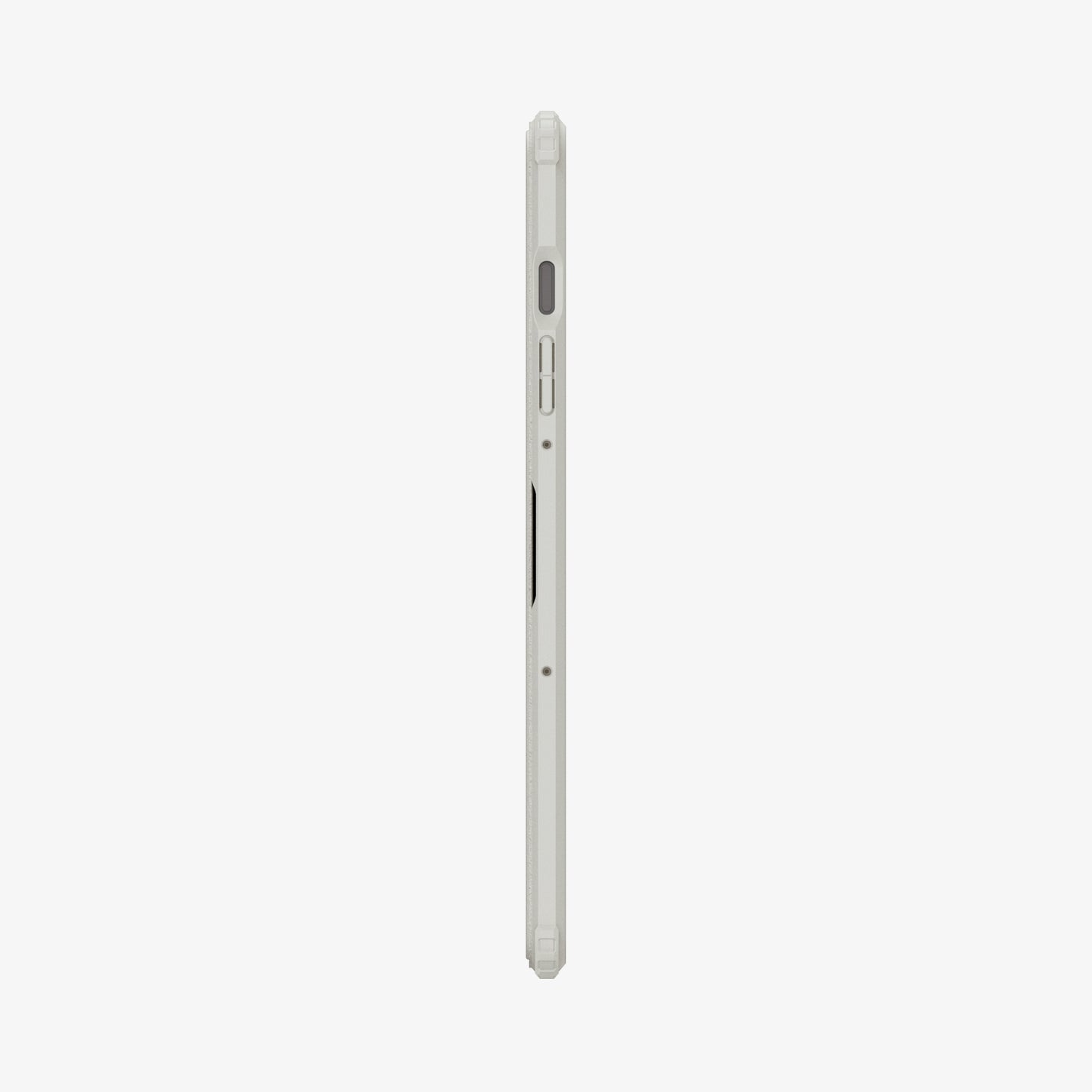 ACS09533 - Galaxy Tab S10 FE Case Ultra Hybrid Pro in Gray showing the side