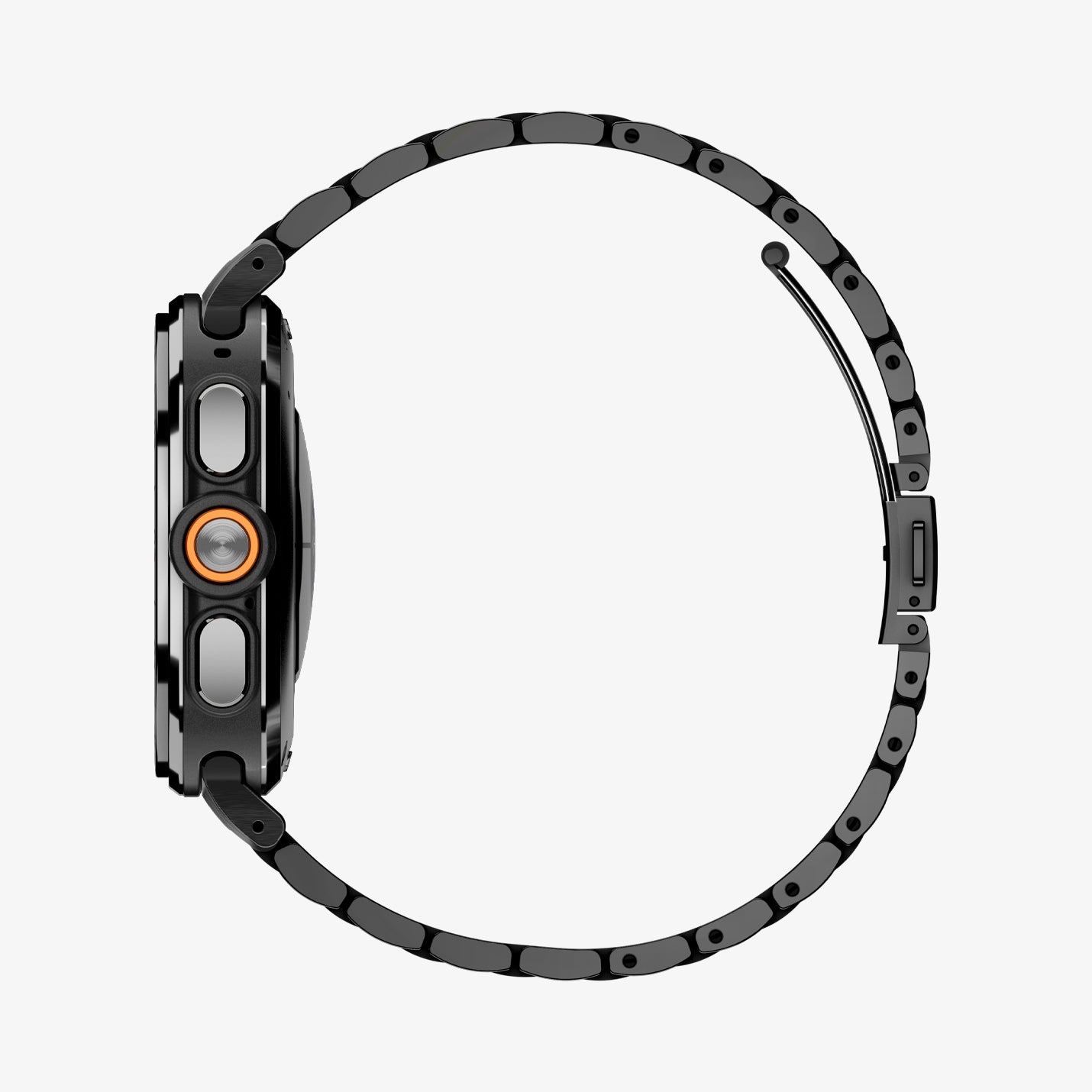 AMP11620 - SWUb Modern Fit 316L Band Black showing the side facing left