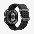 ACS11609 - Galaxy Watch Ultra Series Thin Fit 360 showing the case's rear view with sensor cutout and Samsung-branded band buckle