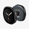 ACS11601 - Galaxy Watch 9 (44mm) Thin Fit 360 showing the case's front and back views together, highlighting the button and sensor cutouts