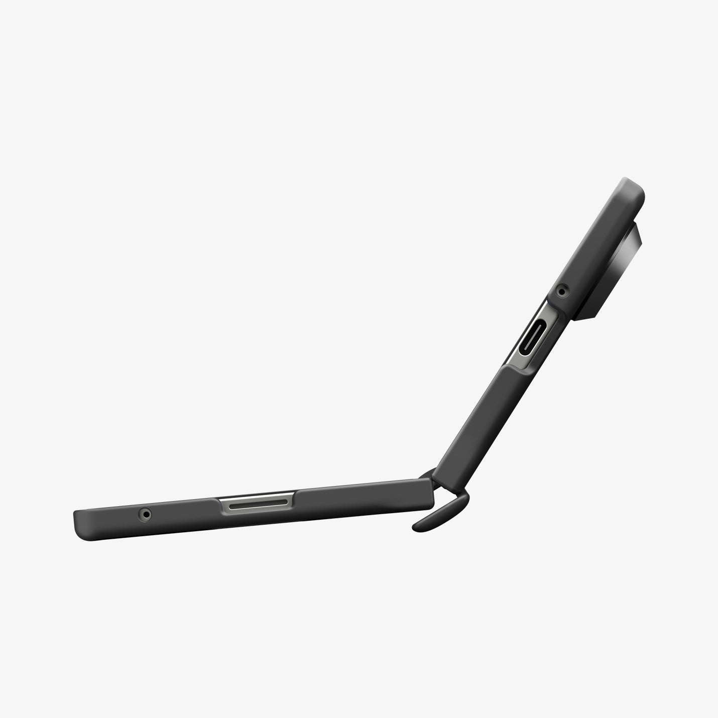 ACS09767 - Galaxy Z Fold 7 Air Fit Pro (MagFit) showing the bottom, half open