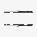 ACS09551 - Galaxy Z Fold 7 - Slim Armor Pro (MagFit) in black showing the top and bottom of 2 devices fully open facing each other
