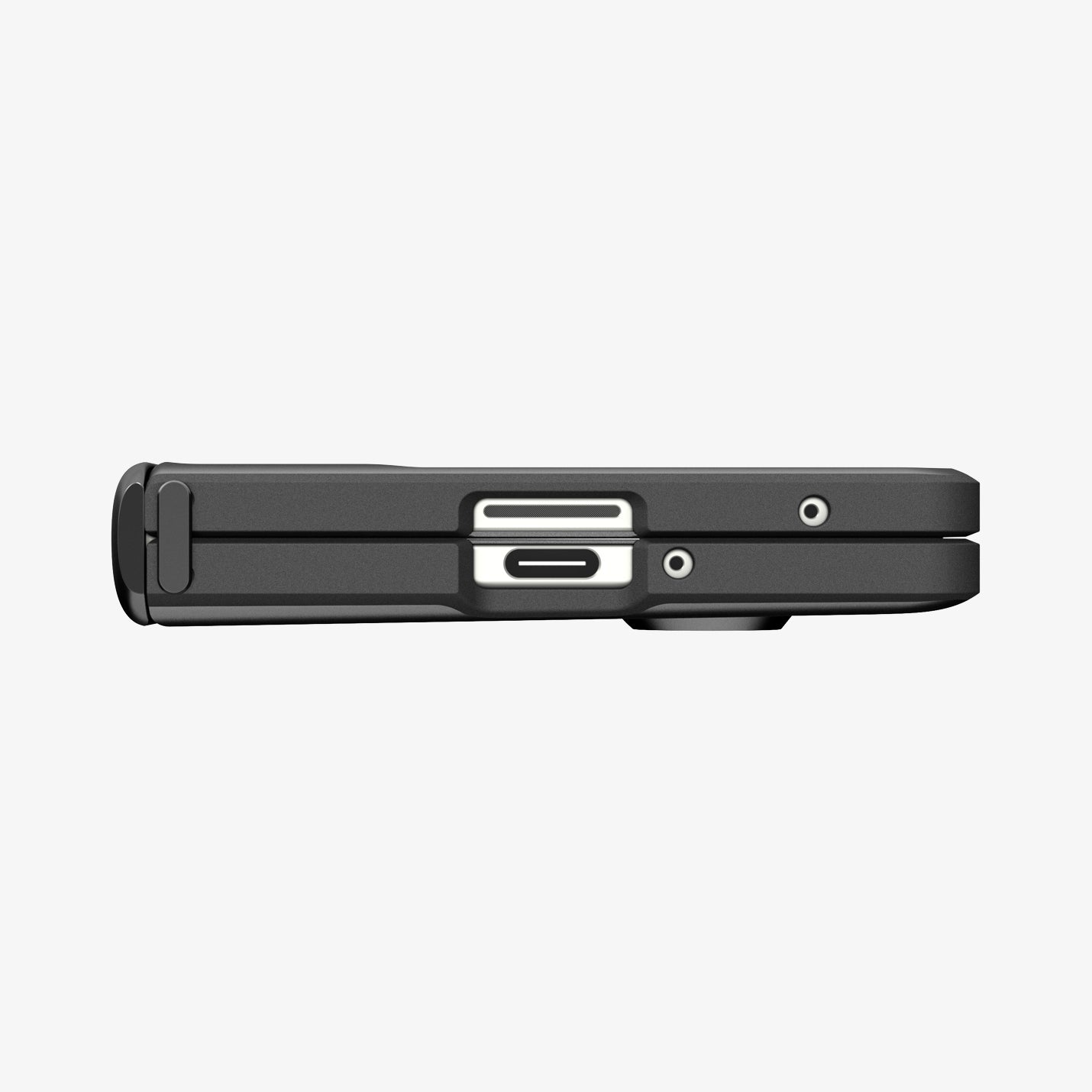 ACS09551 - Galaxy Z Fold 7 - Slim Armor Pro (MagFit) in black showing the top folded