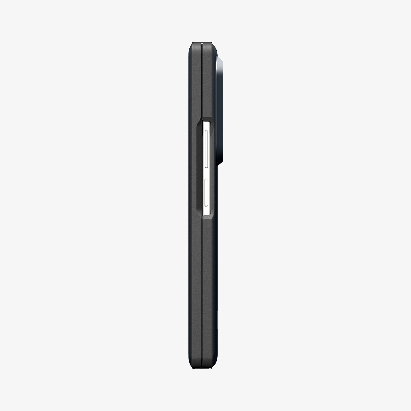 ACS09552 - Galaxy Z Fold 7 - Slim Armor Pro (MagFit) in metal slate showing the side folded