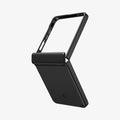 ACS09768 - Galaxy Z Flip 7 Case Air Fit Pro (MagFit) in black showing the back and side