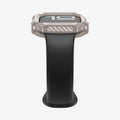 ACS10493 - Apple Watch 10/11 (42mm) Rugged Armor 2 in Dune Beige showing bottom with band