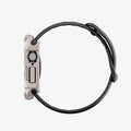 ACS10493 - Apple Watch 10/11 (42mm) Rugged Armor 2 in Dune Beige showing the side