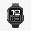 ACS10491 - Apple Watch 10/11 (42mm) Rugged Armor 2 in Matte Black showing the front