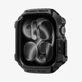 ACS10491 - Apple Watch 10/11 (42mm) Rugged Armor 2 in Matte Black showing the front