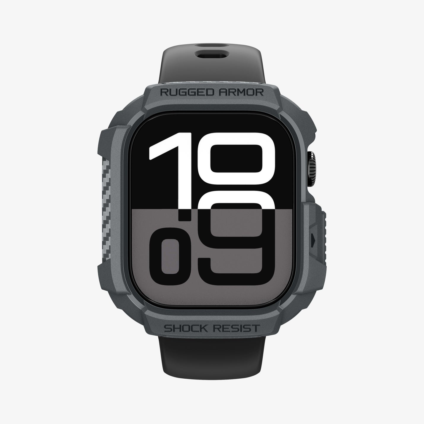 ACS10500 - Apple Watch 10/11 (46mm) Rugged Armor 2 in Dark Gray showing the front