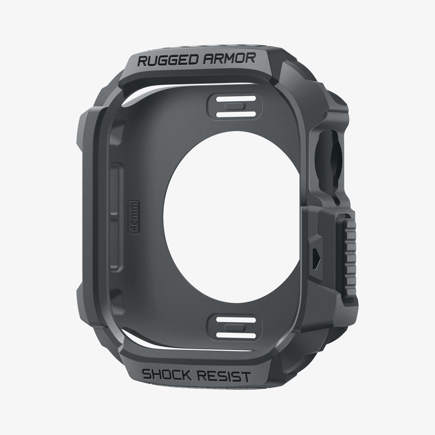 ACS10500 - Apple Watch 10/11 (46mm) Rugged Armor 2 in Dark Gray showing the case without device