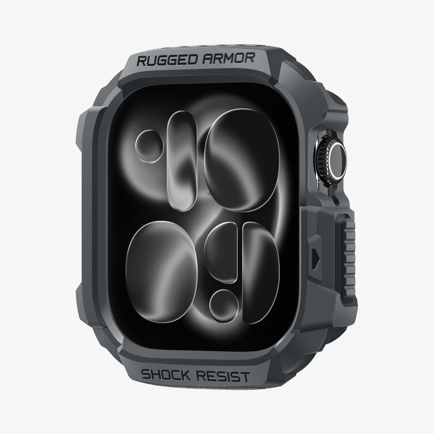 ACS10500 - Apple Watch 10/11 (46mm) Rugged Armor 2 in Dark Gray showing the front