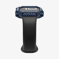 ACS10501 - Apple Watch 10/11 (46mm) Rugged Armor 2 in Navy Blue showing bottom with band