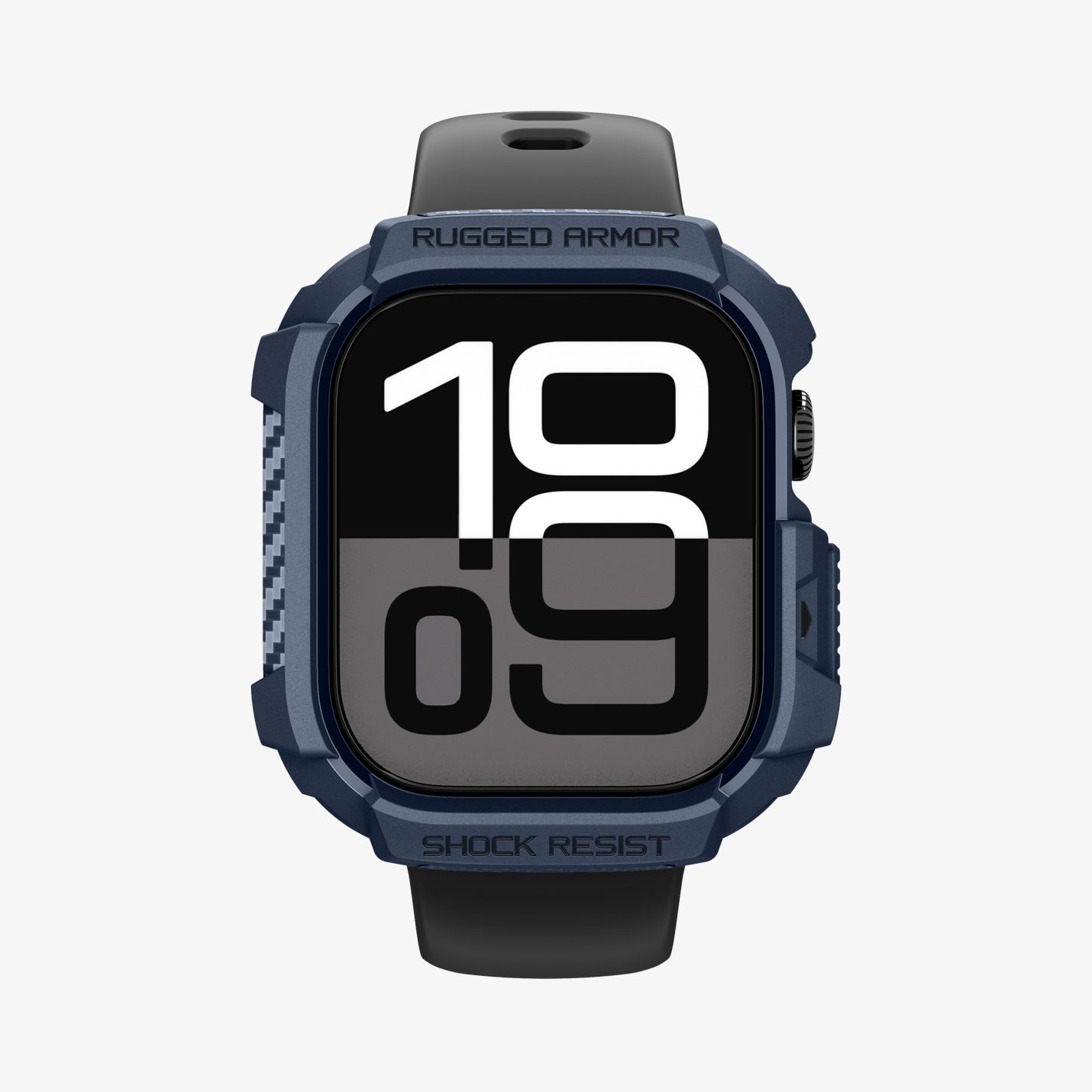 ACS10492 - Apple Watch 10/11 (42mm) Rugged Armor 2 in Navy Blue showing the front