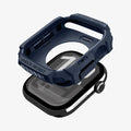 ACS10501 - Apple Watch 10/11 (46mm) Rugged Armor 2 in Navy Blue showing the case hovering above the watch face