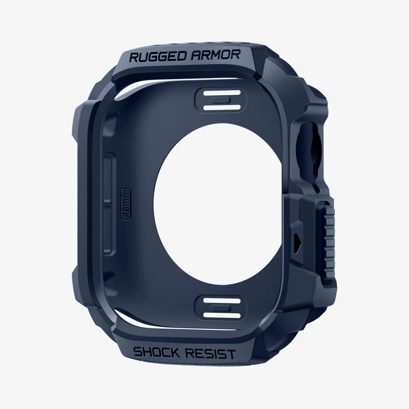 ACS10492 - Apple Watch 10/11 (42mm) Rugged Armor 2 in Navy Blue showing the case without device