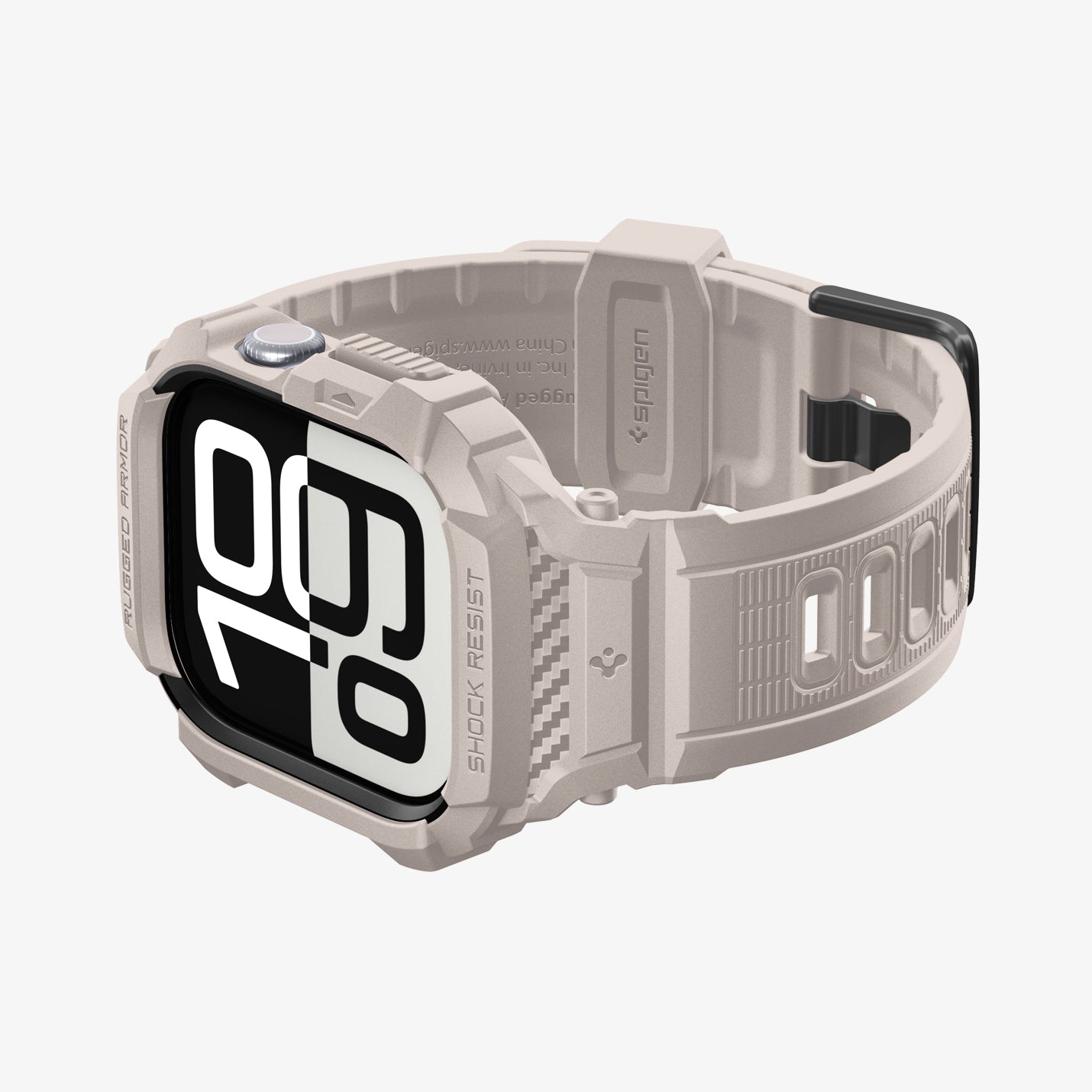 ACS10506 - Apple Watch 10/11 (46mm) Rugged Armor Pro 2 in Dune Beige