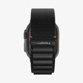 AMP10144 - Apple Watch Ultra (49mm) WBF1 in Black showing the back of the strap and partial back of the watch head