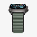 AMP10223 - Apple Watch Ultra (49mm) WBF1 in Black Green showing the partial front and side