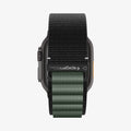 AMP10223 - Apple Watch Ultra (49mm) WBF1 in Black Green showing the back of the strap and partial back of the watch head