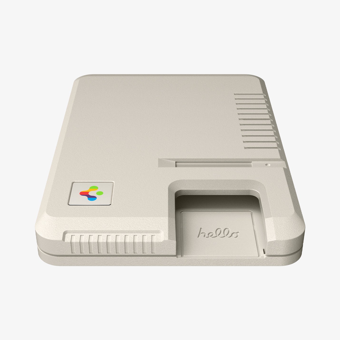 AFA10949 - Classic LS Card Holder (Mag Fit) in Stone showing the front and bottom