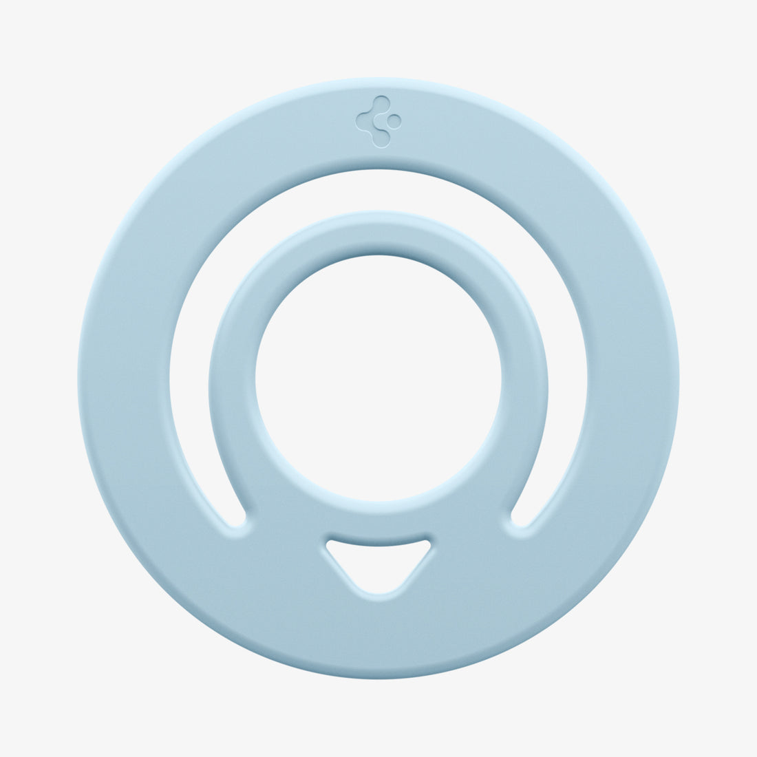 AMP11368 - O-Mag Slim Dual pop (MagFit) in Light Blue showing the front
