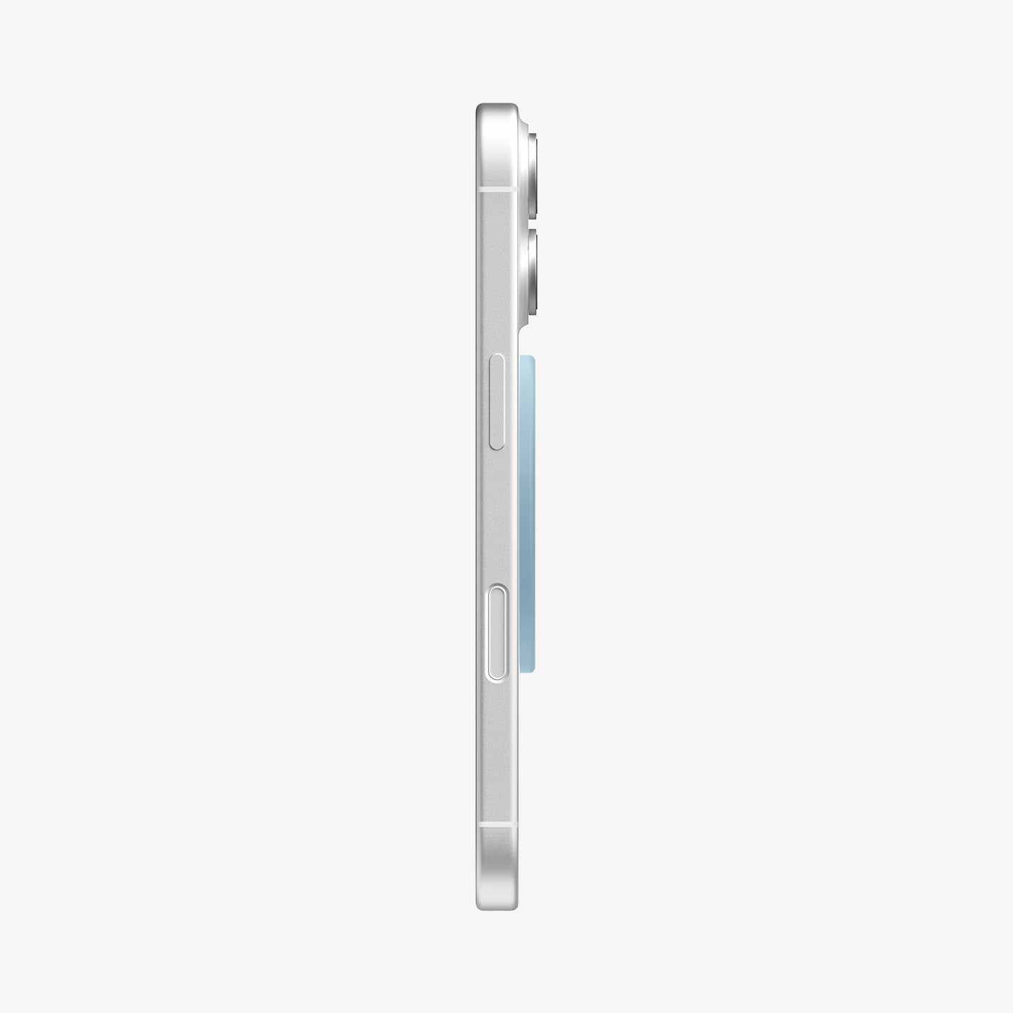 AMP11368 - O-Mag Slim Dual pop (MagFit) in light blue showing the side