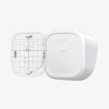 AMP09409 - Eero 6 Mount | ER110 in White showing the back and the guide
