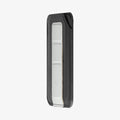 AFA11957 - Filp Stand Card Holder (Mag Fit) in Charcoal Stone showing a side view of a slim card wallet with a folded kickstand
