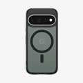 ACS11452 - Pixel 11 Pro XL Ultra Hybrid (Mag Fit) Frost Black case with a built in MagFit ring, camera protection, responsive button covers, and a slim profile.
