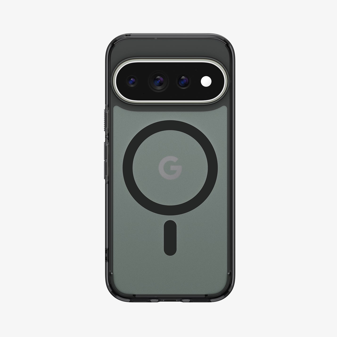 ACS11432 - Pixel 11 Pro  Ultra Hybrid (Mag Fit) Frost Black case with a built in MagFit ring, camera protection, responsive button covers, and a slim profile.