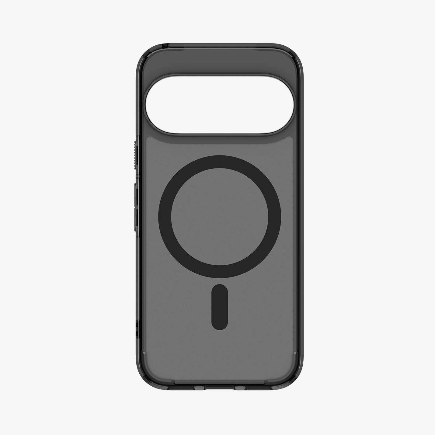 ACS11432 - Pixel 11 Pro  Ultra Hybrid (Mag Fit) Frost Black case showing the built in MagFit ring, transparent design, and raised camera surround.