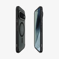 ACS11452 - Pixel 11 Pro XL Ultra Hybrid (Mag Fit) Frost Black front and back angled views display the slim profile, built in MagFit ring, responsive buttons, and precise fit.