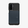 ACS11193 - Galaxy A17 Slim Armor in Metal Slate showing the back