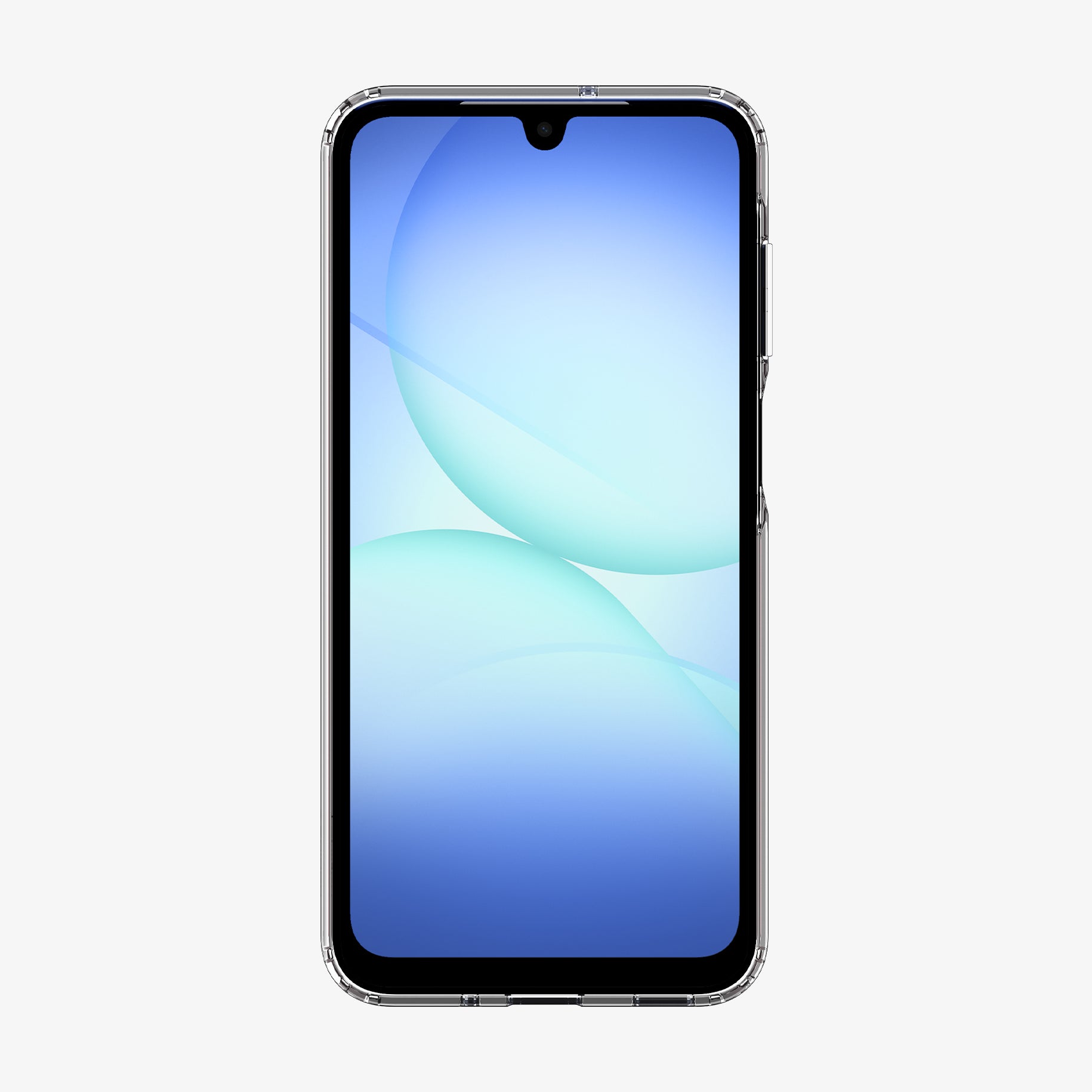 ACS10108 - Galaxy A17 5G Case Ultra Hybrid in Crystal Clear showing the front