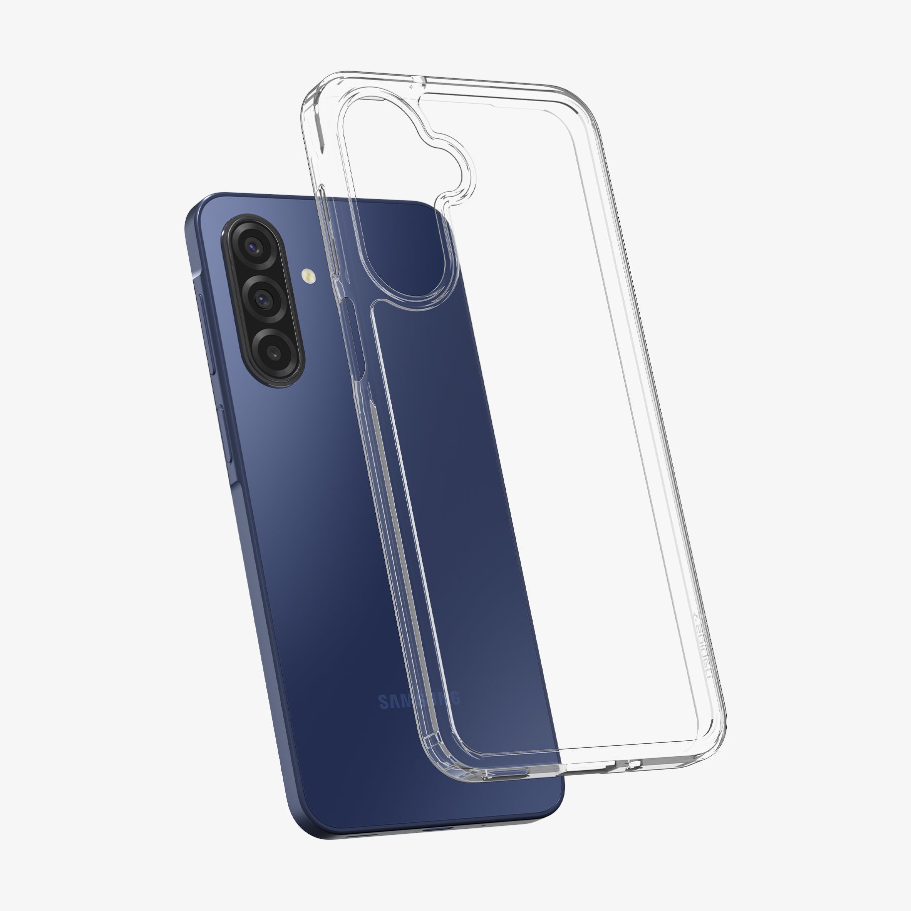 ACS10108 - Galaxy A17 5G Case Ultra Hybrid in Crystal Clear showing the back with case