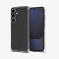 ACS08620 - Galaxy S24 FE Case Ultra Hybrid in Crystal Clear showing the back, partial front and sides