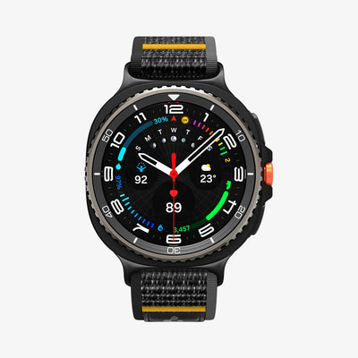 AMP10111 - Galaxy Watch 8 (44mm) Athlex Air in Active Black showing the front