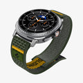 AMP10113 - Galaxy Watch 8 (44mm) Athlex Air in Active Green showing the front and partial inside of band