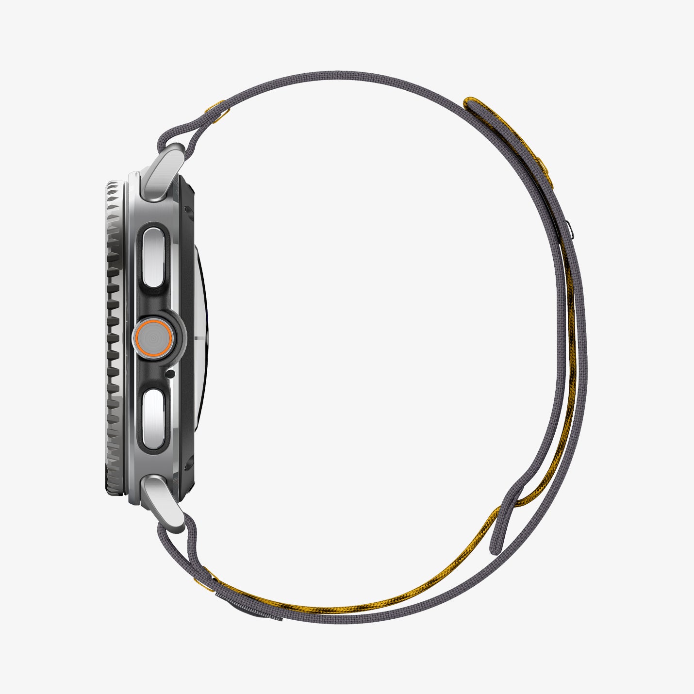 AMP10112 - Galaxy Watch 8 (44mm) Athlex Air in Active Gray showing the side