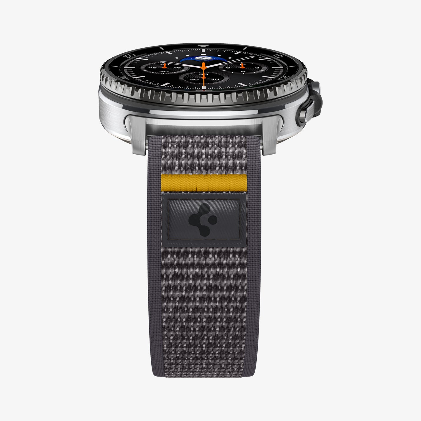AMP10112 - Galaxy Watch 8 (44mm) Athlex Air in Active Gray showing the partial front and side